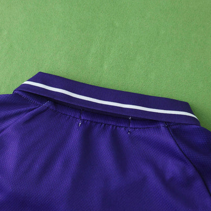 ACF Fiorentina 1999-2000 Season Retro Kids Home Football Jersey Trikot Maillot