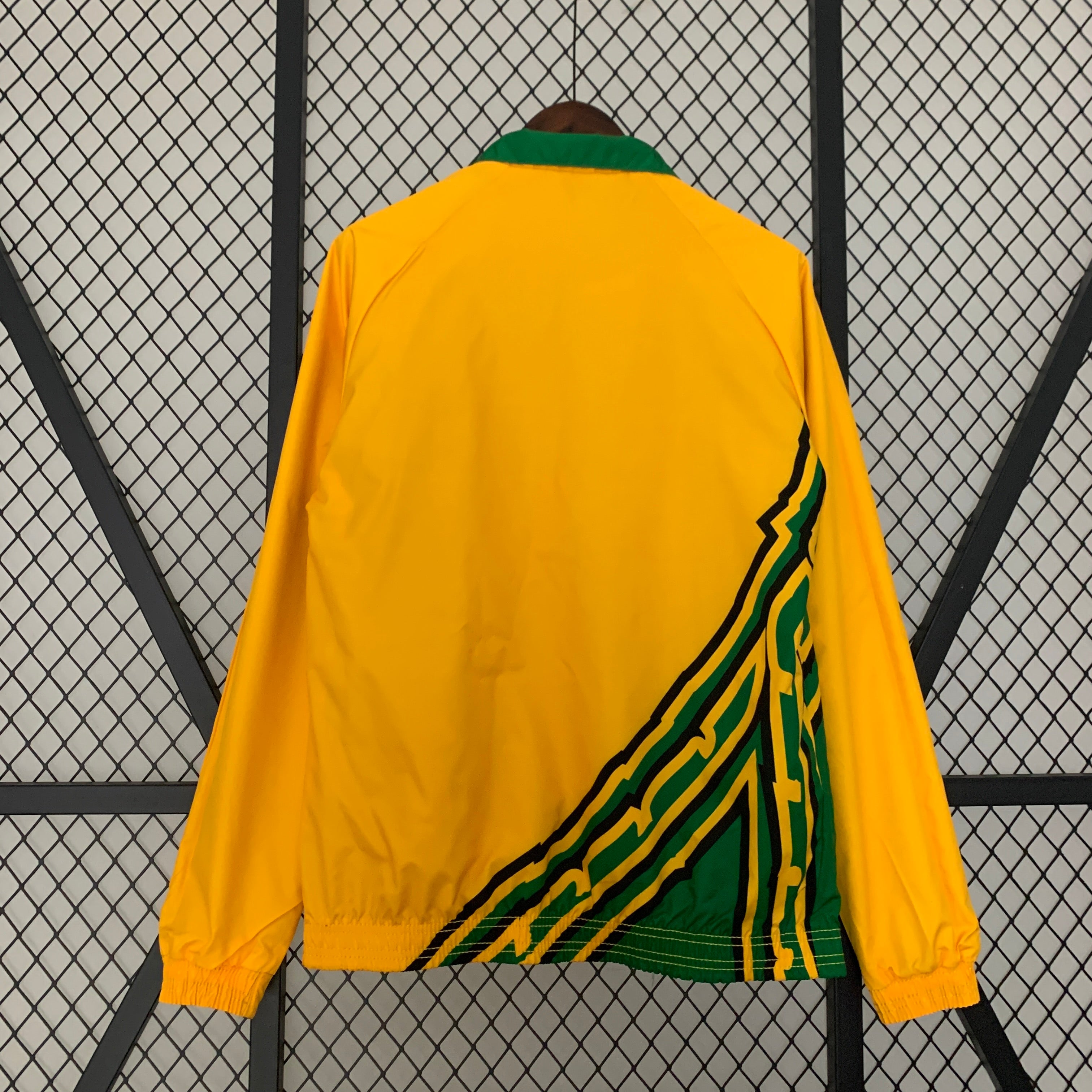 Jamaica Bob Marley Reversible Yellow Green Jacket Both Size Jacket