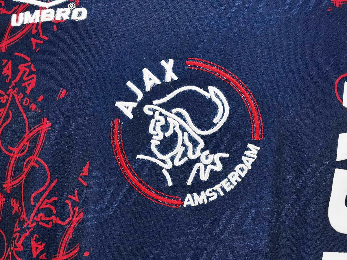 AFC Ajax 1994-1995 Season Away Retro Football Jersey Trikot Maillot