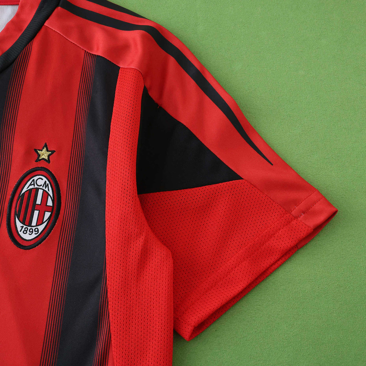A.C. Milan 2004-2005 Season Retro Home Kids Football Jersey Trikot Maillot