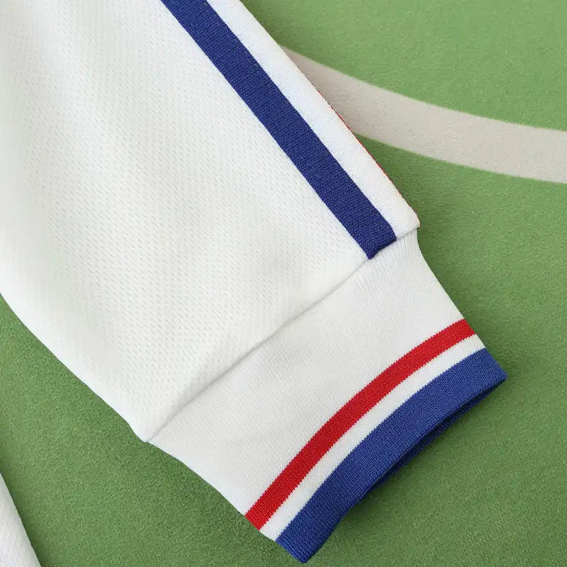 France 1998 Season World Cup Away White Retro Jersey Trikot Soccer Shirt