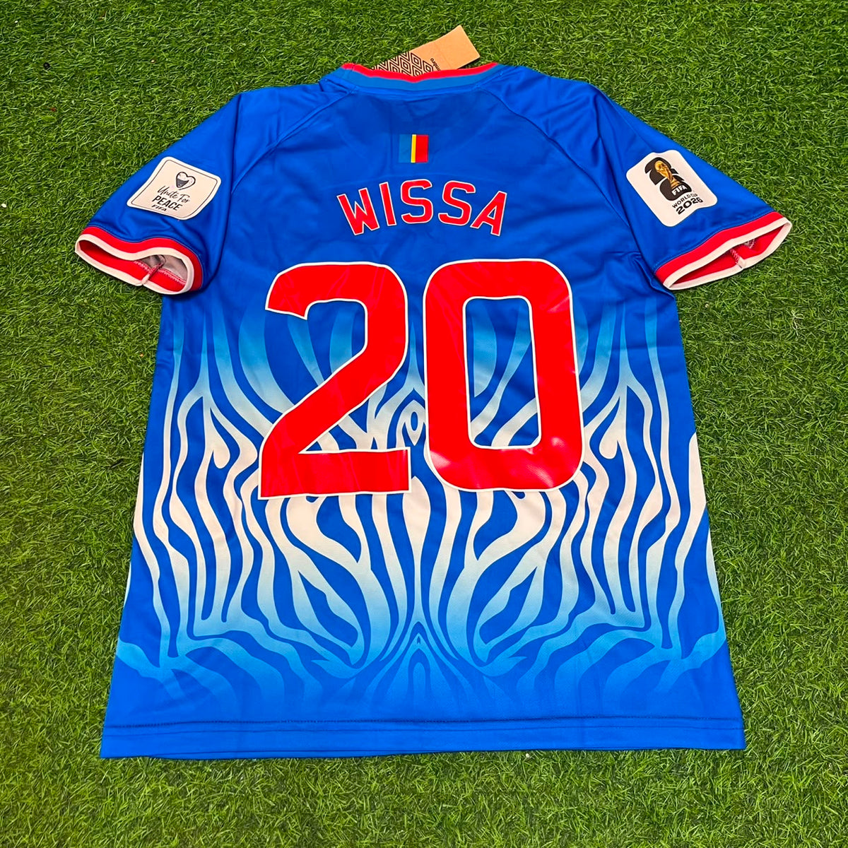 Yoane Wissa Democratic Republic of the Congo World Cup 2026 Home Football Jersey Shirt Trikot Maillot