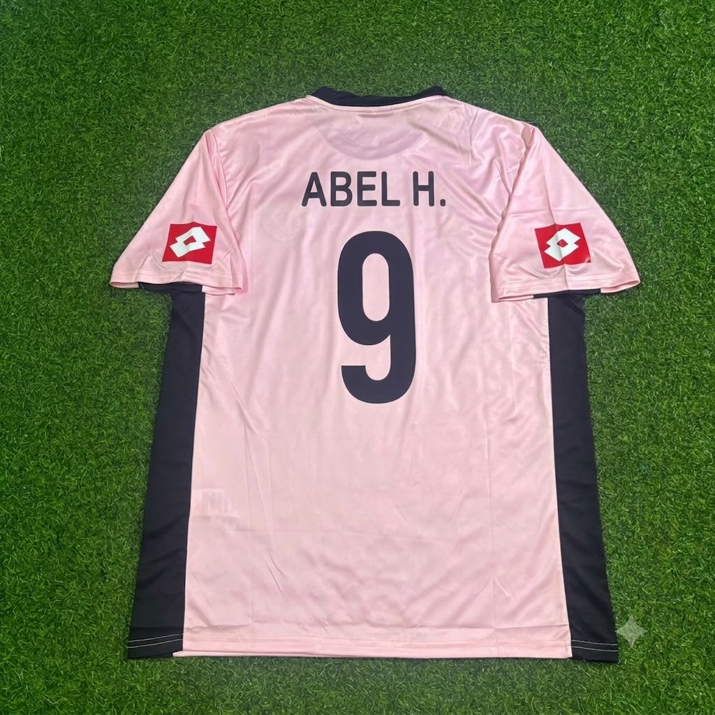 Maillot de football rétro rose Abel Hernandez Palermo FC