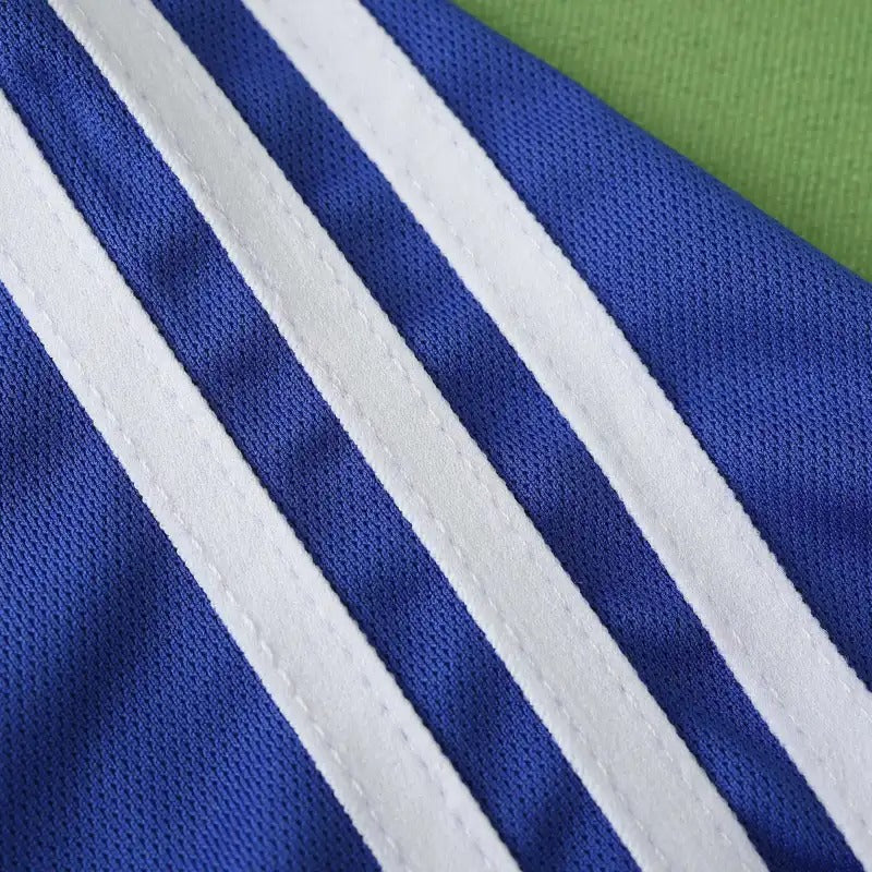 Angelos Charisteas Griechenland EM 2004 Finale Blaues Retro Heimtrikot Fußballtrikot