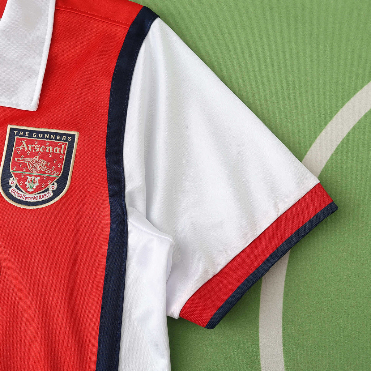 Arsenal 1997-1998 Season Home Retro Red Football Jersey Trikot Maillot