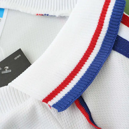 France 1998 Season World Cup Away White Retro Jersey Trikot Soccer Shirt