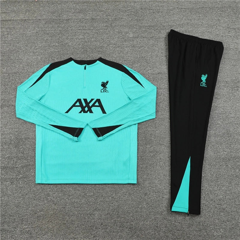 Liverpool Trainingsanzug Blau Trainings-Oberteil-Paket