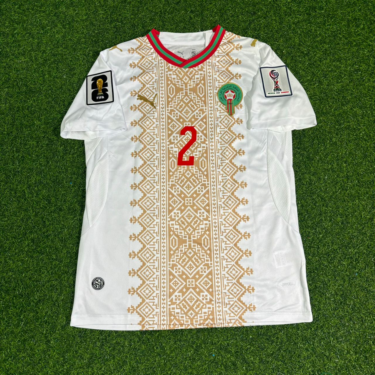 Achraf Hakimi Marokko WM 2026 Auswärts Fußballtrikot