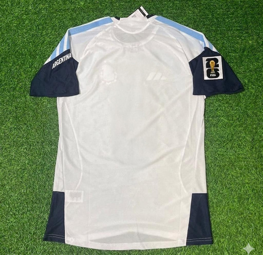 Argentina 2026 World Cup White Player Version New Season Football Jersey Kit
