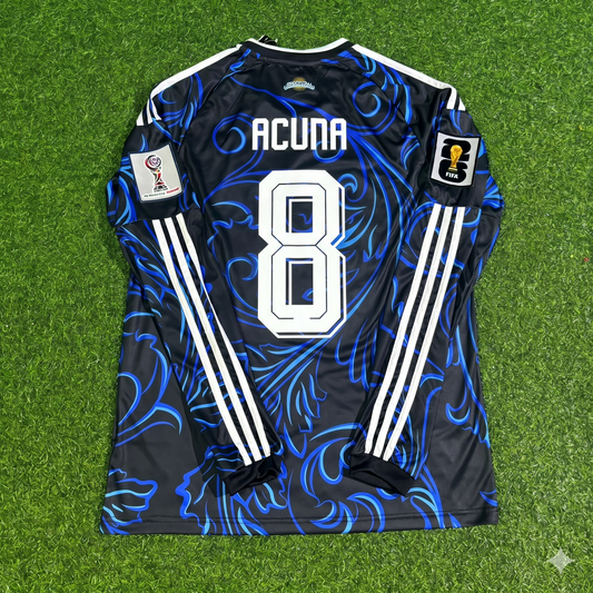 Marcos Acuna Argentinien 2026 WM Langarm-Fußballtrikot