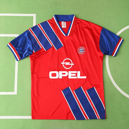 Bayern München 93/95 Season Red Home Retro Jersey Trikot Soccer Shirt
