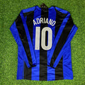 Adriano – Inter Milan 2005/06 Retro Kit Jersey – | Trikot | Maillot Soccer Shirt