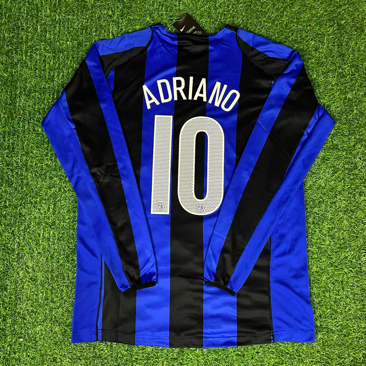 Adriano – Inter Milan 2005/06 Retro Kit Jersey – | Trikot | Maillot Soccer Shirt