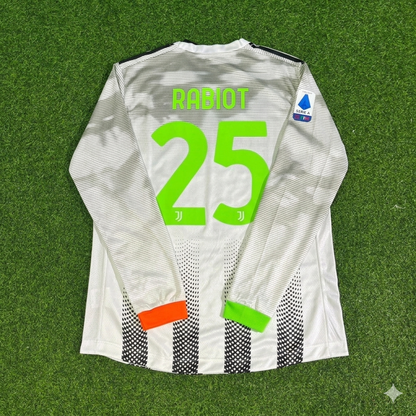 Maillot de football rétro à manches longues Juventus 2019/20 – Adrien Rabiot 25