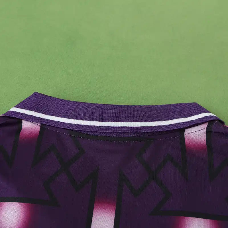 ACF Fiorentina 92/93 Season Purple White Away Retro Jersey Trikot Soccer Shirt