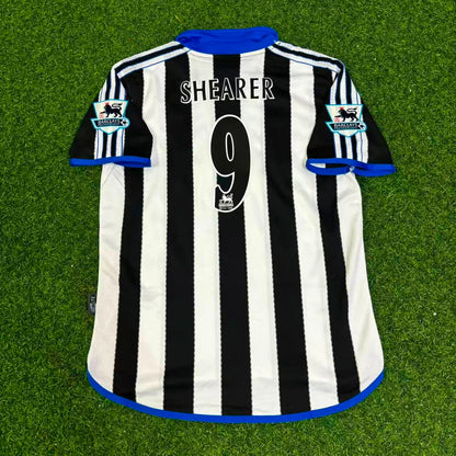 Alan Shearer #9 Newcastle United Kids Retro Trikot Kit Jersey Soccer Shirt