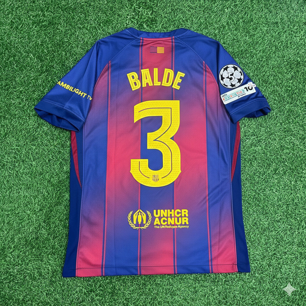 Barcelona 2025/26 Football Jersey – Alejandro Balde