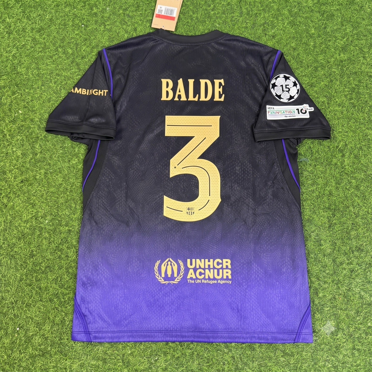 Barcelona 2027 Champions League Patch Away Jersey – Alejandro Balde 3