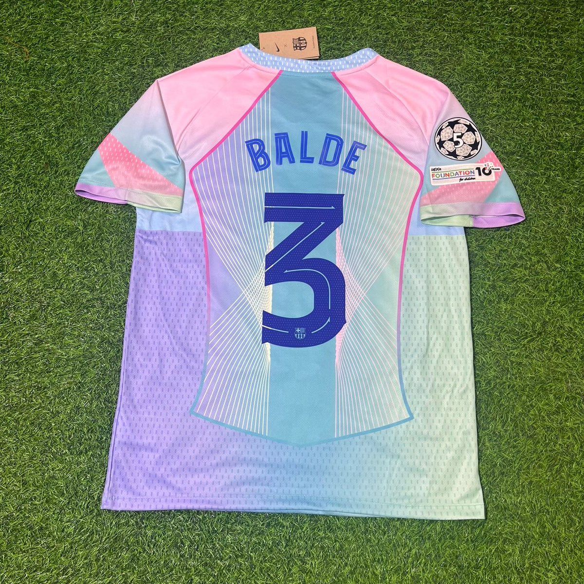 Camiseta local Barcelona 2026 Miami Sunset – Alejandro Balde