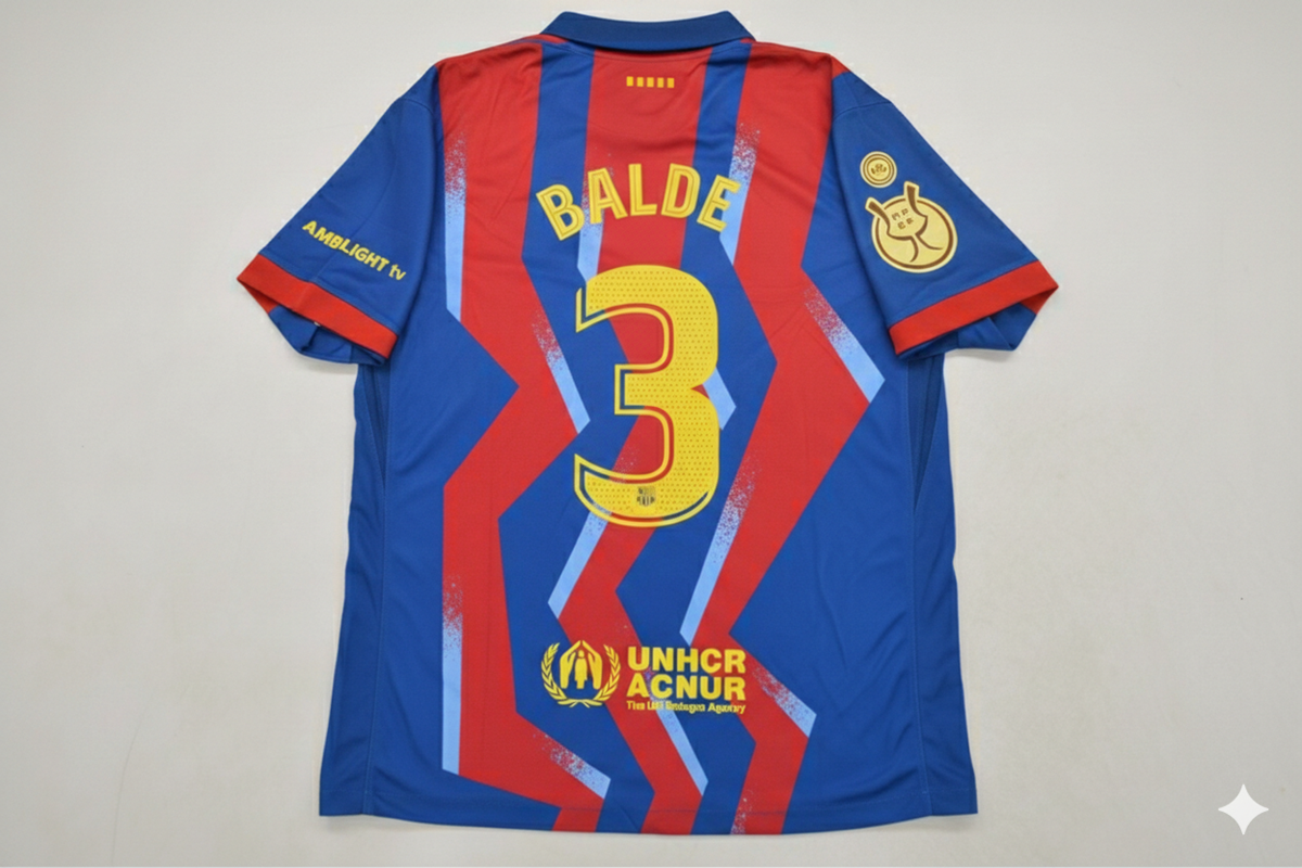 Barcelona 2026 Spanish Super Cup Jersey – Alejandro Balde 3