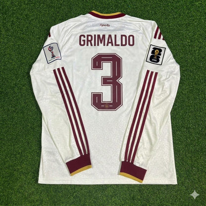 Alejandro Grimaldo #3 Spanien 2026 WM Auswärts Langarm Trikot