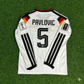 Aleksandar Pavlovic #5- Germany 2026 World Cup  Long Sleeve Home Football Jersey Kit