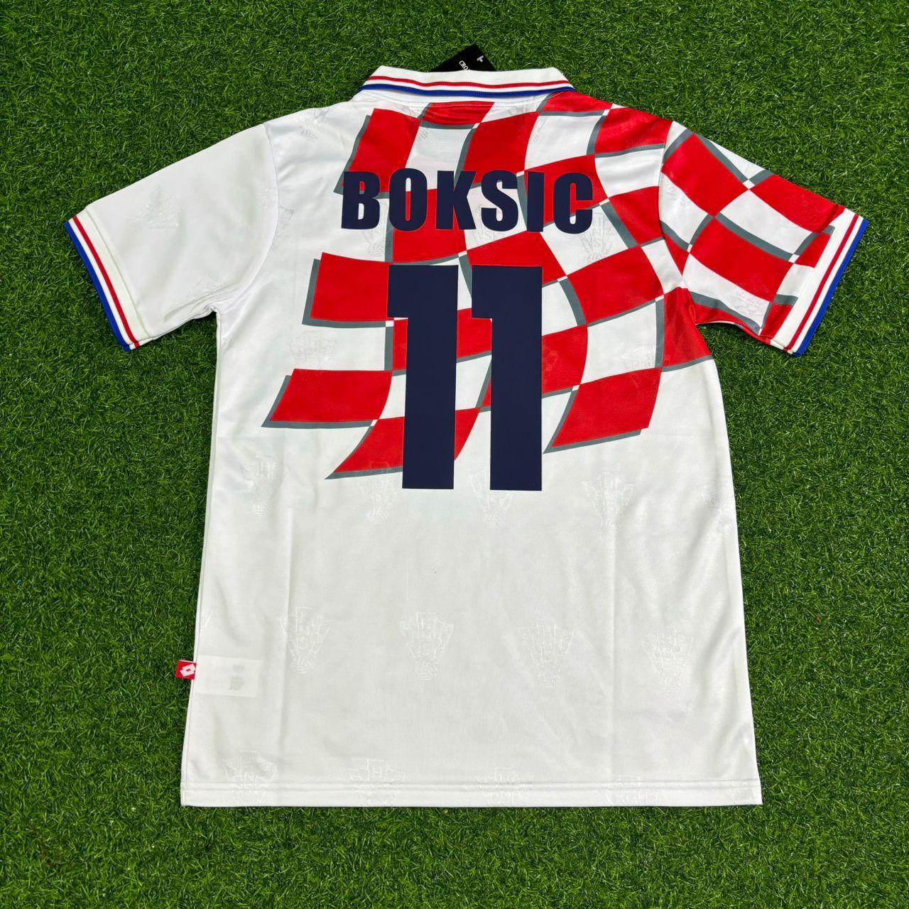 Alen Boksic Croatia 1998 Retro Football Jersey