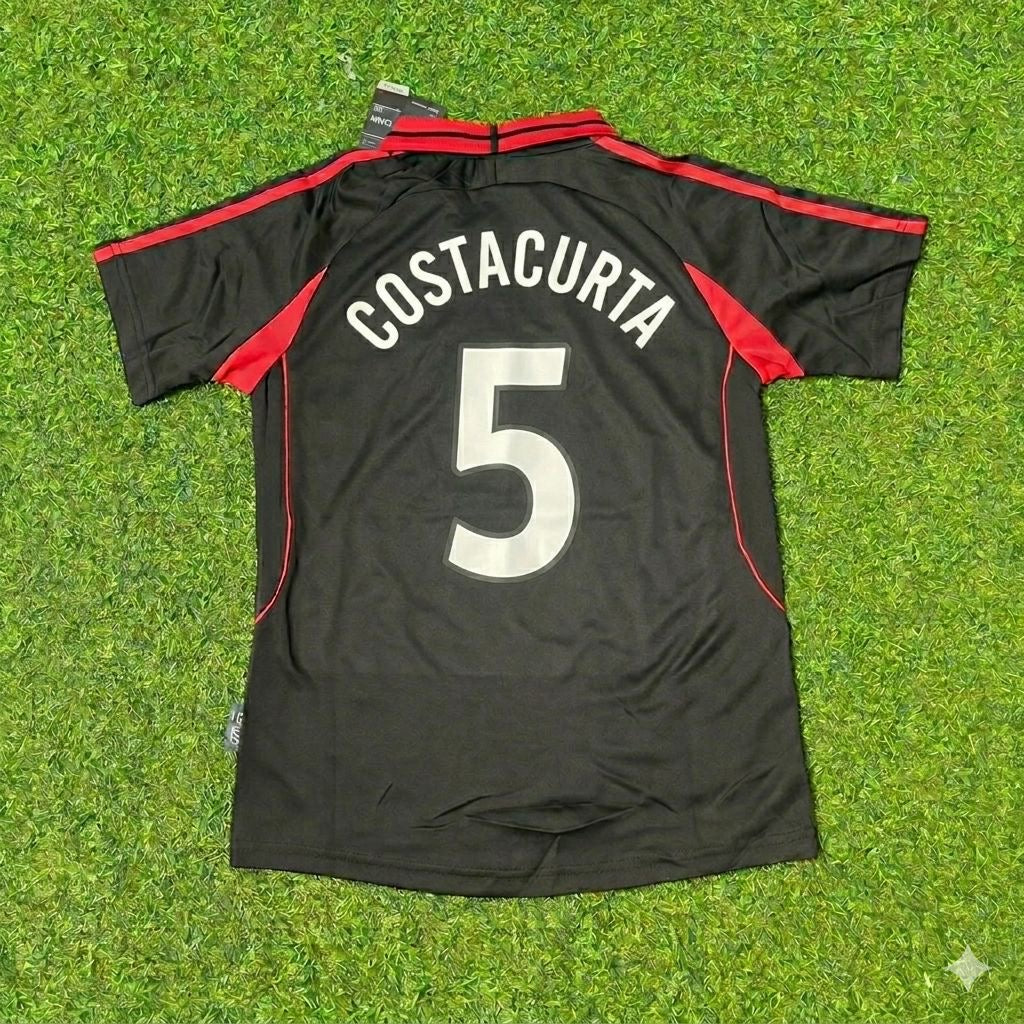 Maillot de football rétro extérieur de l’AC Milan 2000/01 – Alessandro Costacurta 5