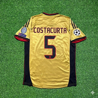 AC Milan Gold Retro Jersey – Alessandro Costacurta 5