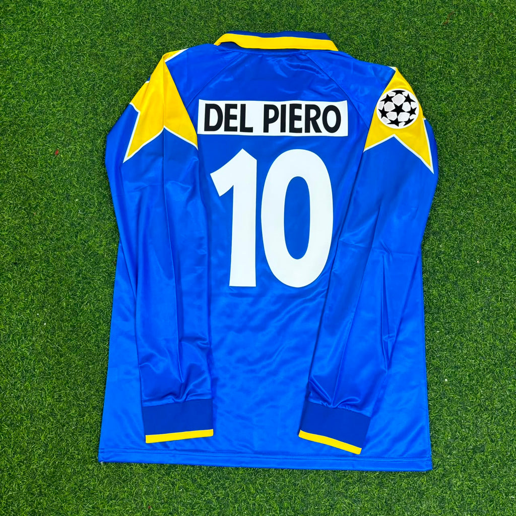 Alessandro Del Piero 10 – Juventus 1995–1997 Blaues Langarm Retro Trikot – | Trikot | Maillot