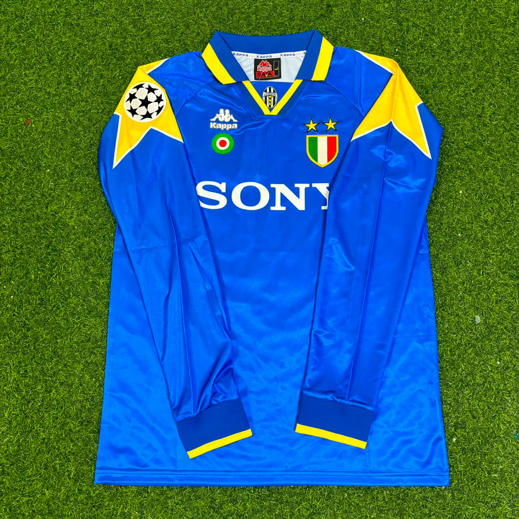 Alessandro Del Piero 10 – Juventus 1995–1997 Blaues Langarm Retro Trikot – | Trikot | Maillot