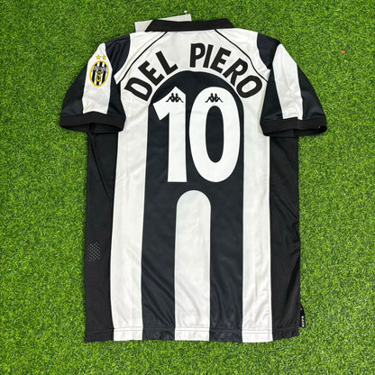 Alessandro Del Piero 10 - Juventus Home 1997/1998 Retro Kit Jersey Maillot Trikot Soccer Shirt