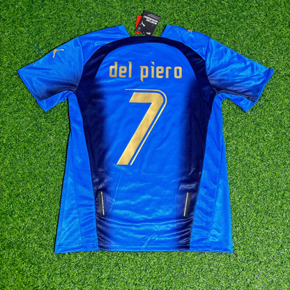 Alessandro Del Piero Italien 2006 WM Finale Retro Fußballtrikot