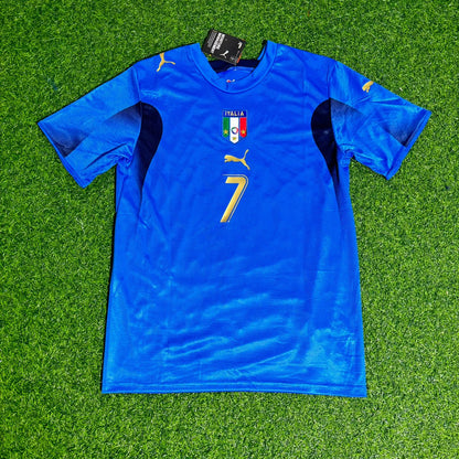 Alessandro Del Piero Italien 2006 WM Finale Retro Fußballtrikot