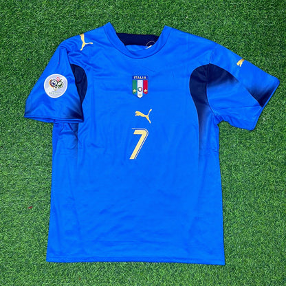 Alessandro Del Piero Italien 2006 WM Finale Retro Fußballtrikot