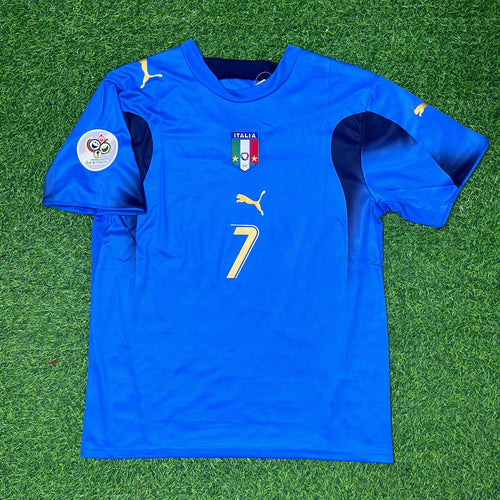 Alessandro Del Piero Italie Maillot Rétro Football Finale Coupe du Monde 2006