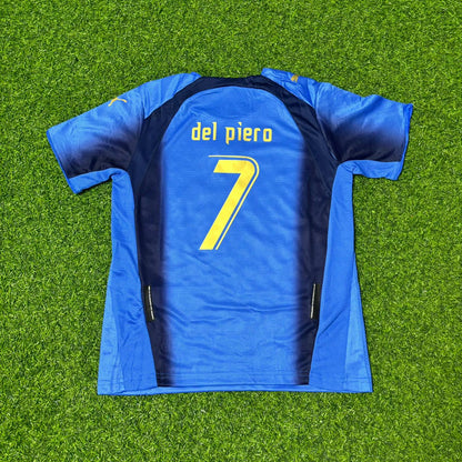Alessandro Del Piero 7- Italy 2006 World Cup Final Retro Kids Jersey Maillot Kinder Trikot Maglia Soccer Shirt