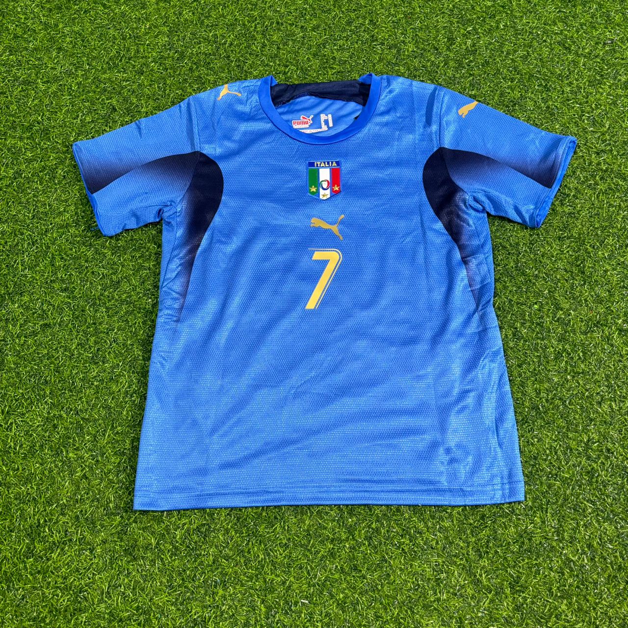 Alessandro Del Piero 7- Italy 2006 World Cup Final Retro Kids Jersey Maillot Kinder Trikot Maglia Soccer Shirt