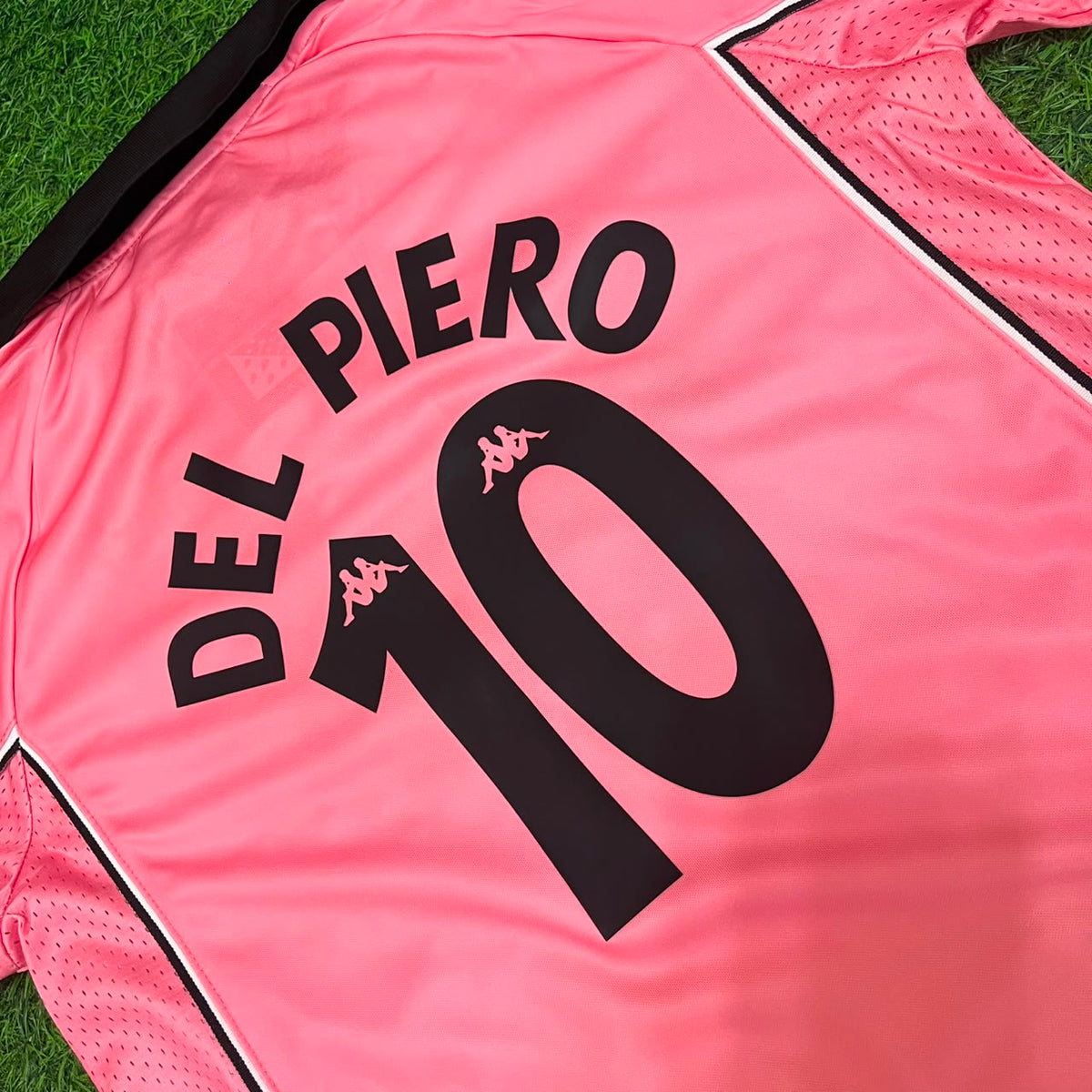 Alessandro Del Piero #10 Juventus 1996–1998 Retro Pink Kids Football Jersey