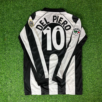 Alessandro Del Piero 10 – Juventus Home 1997/98 Retro Kit Jersey – | Trikot | Maillot Soccer Shirt