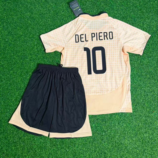 Camiseta de fútbol retro rosa para niños de Alessandro Del Piero Juventus 2003/2004