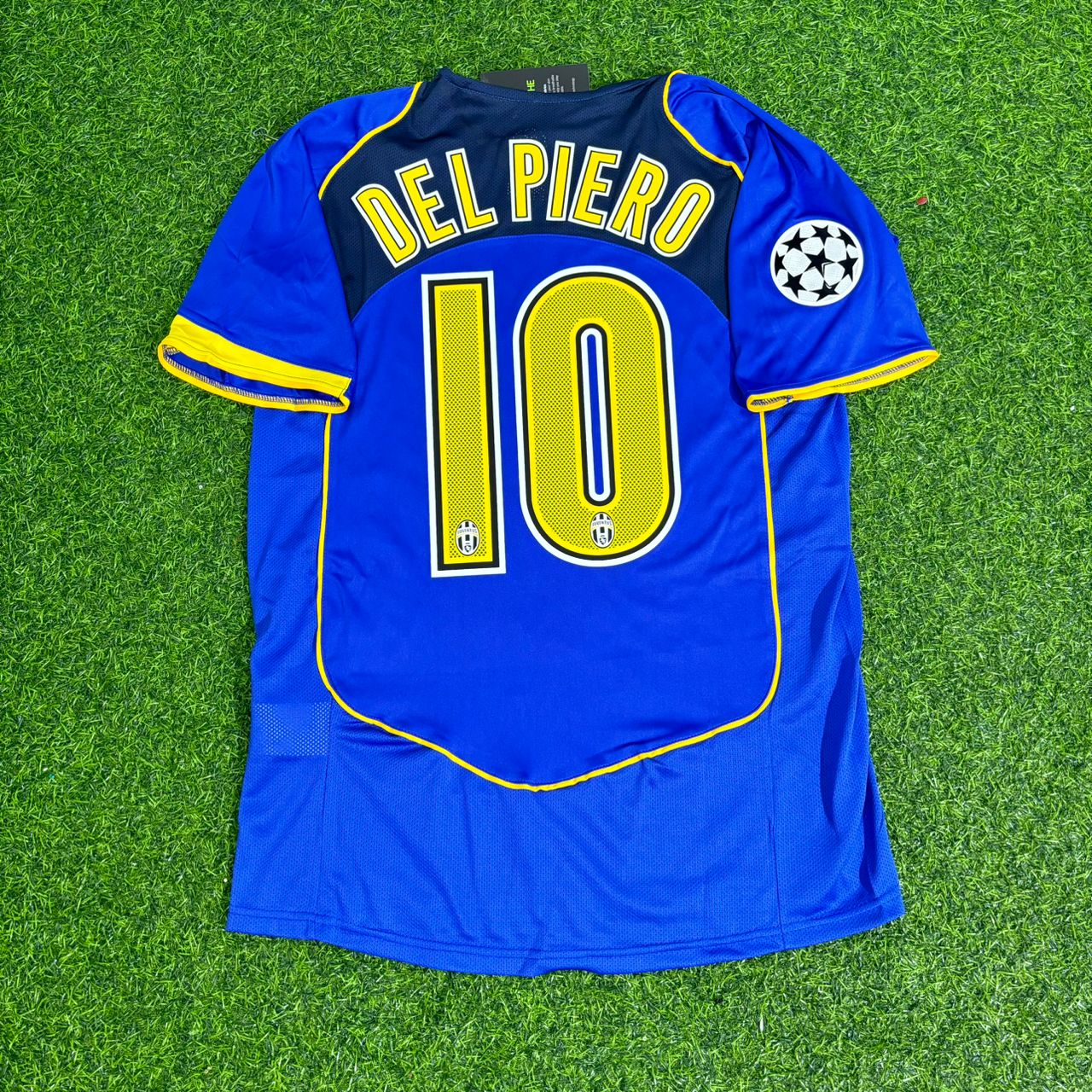 Alessandro Del Piero Juventus 2004-2005 Blaues Retro-Trikot | Kit | Trikot | Maillot Fußballtrikot