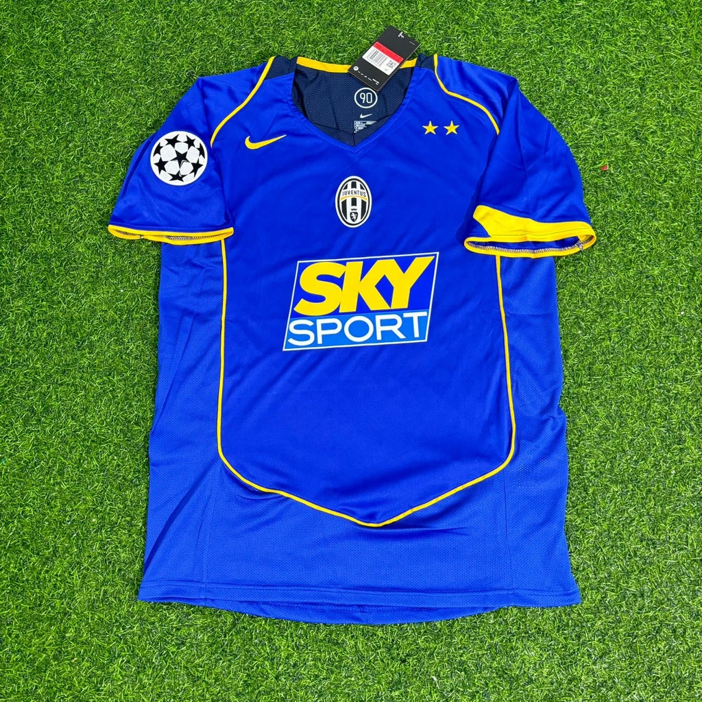 Mauro Camoranesi Juventus 2004-2005 Blue Retro Jersey | Kit | Trikot | Maillot Soccer Shirt