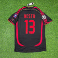 Alessandro Nesta 13  – AC Milan 2006–2007 Retro Kit Jersey – | Trikot | Maillot | Maglia Soccer Shirt