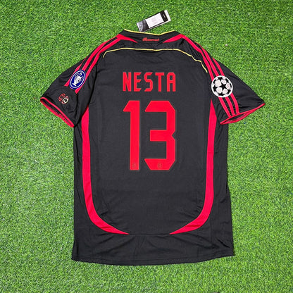 Alessandro Nesta 13 – AC Mailand 2006–2007 Retro Trikot – | Trikot | Maillot | Maglia Soccer Shirt