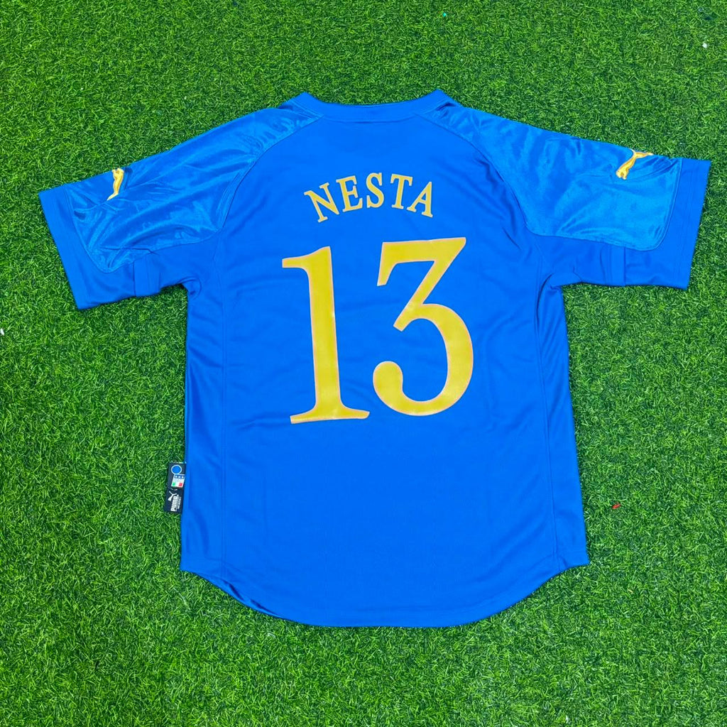Alessandro Nesta Italien 2004-2005 WM Heim Retro Trikot