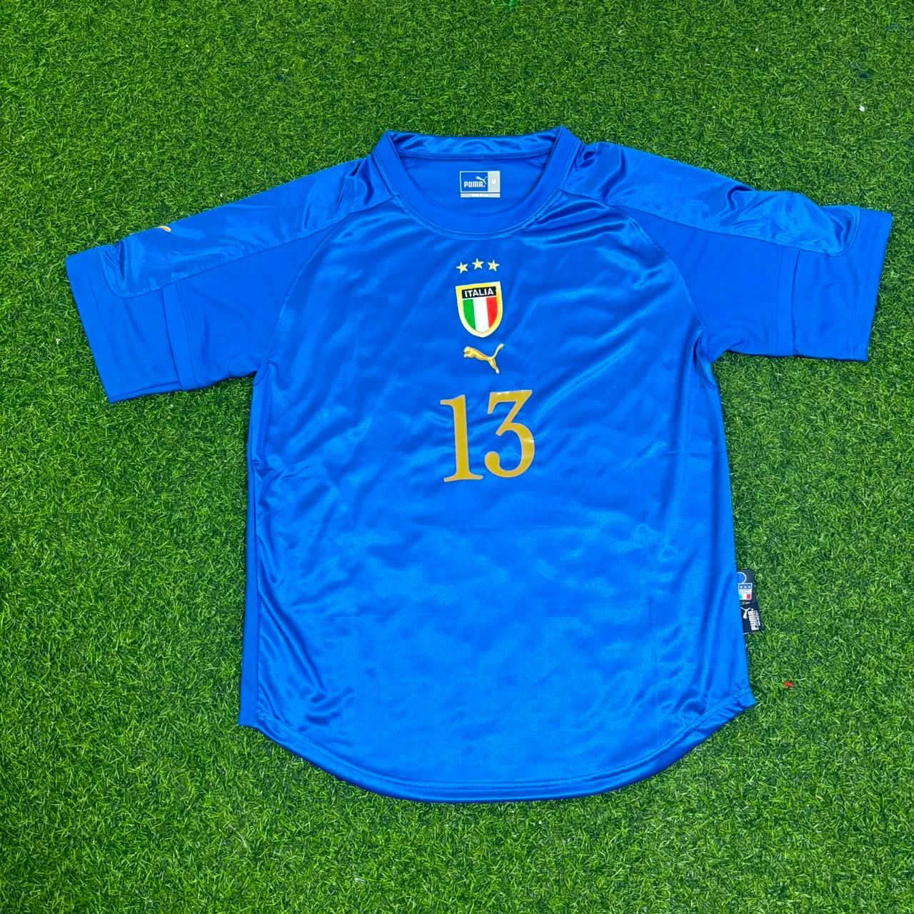 Alessandro Nesta Italien 2004-2005 WM Heim Retro Trikot