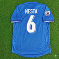 Alessandro Nesta Italien 1998 WM Heim Blau Retro Fußballtrikot