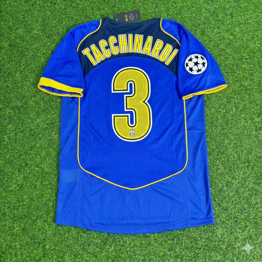 Alessio Tacchinardi Juventus 2004-2005 Blue Retro Jersey | Kit | Trikot | Maillot Soccer Shirt