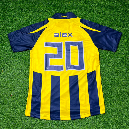 Maillot de football rétro domicile Alex de Souza Fenerbahçe 2007 2008